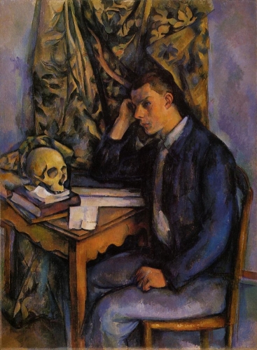 Cézanne jeune homme à la tête de mort.jpeg