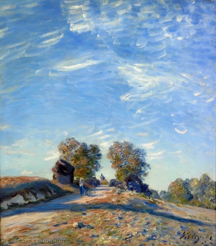 Alfred Sisley, chemin montant au soleil, 1890.jpg